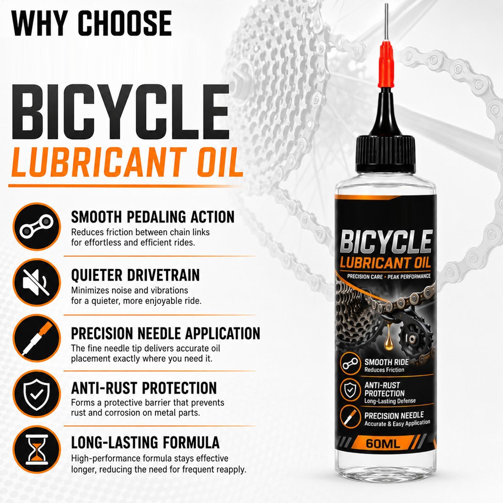 Bike Chain Lube 60ml Bicycle M - огляд і ціна Motorcycle Gear Oil For Chain