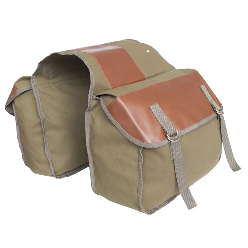 Canvas Leather Rear Saddlebag  - огляд і ціна Motorcycle Gear Backpack