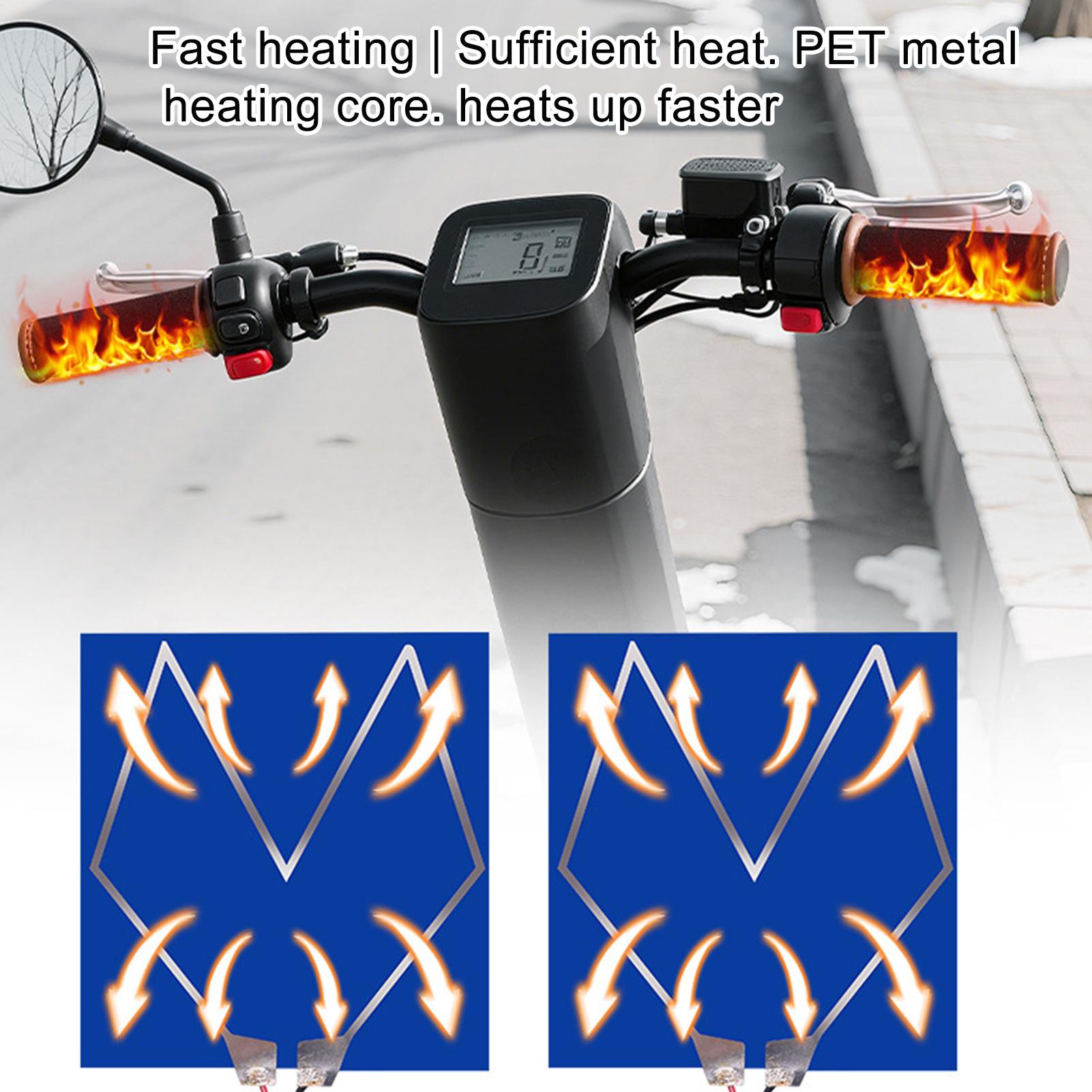 Motorcycle Heated Grips 3-Temp - огляд і ціна Handlebar Grip Heated