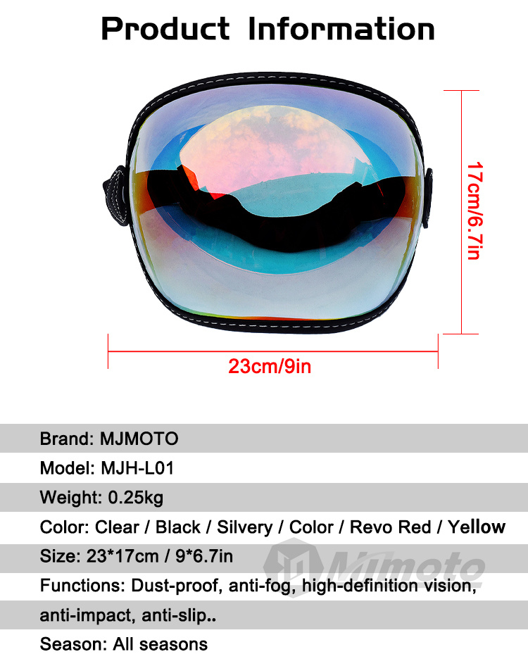 Retro Motorcycle Goggles Full  - огляд і ціна Motorcycle Gear For Woman