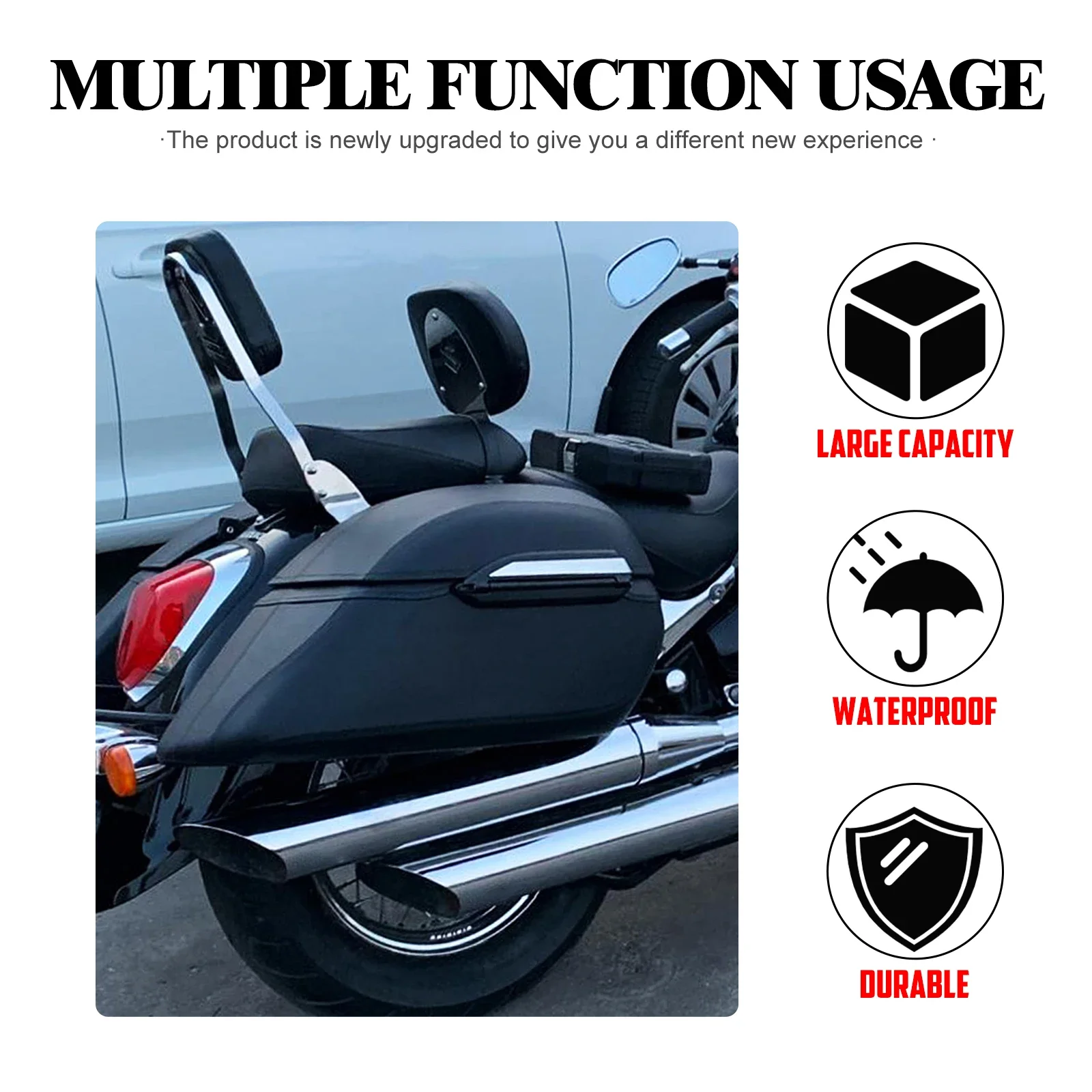 Motorcycle Hard Bags Saddlebag - огляд і ціна Motorcycle Gear Backpack